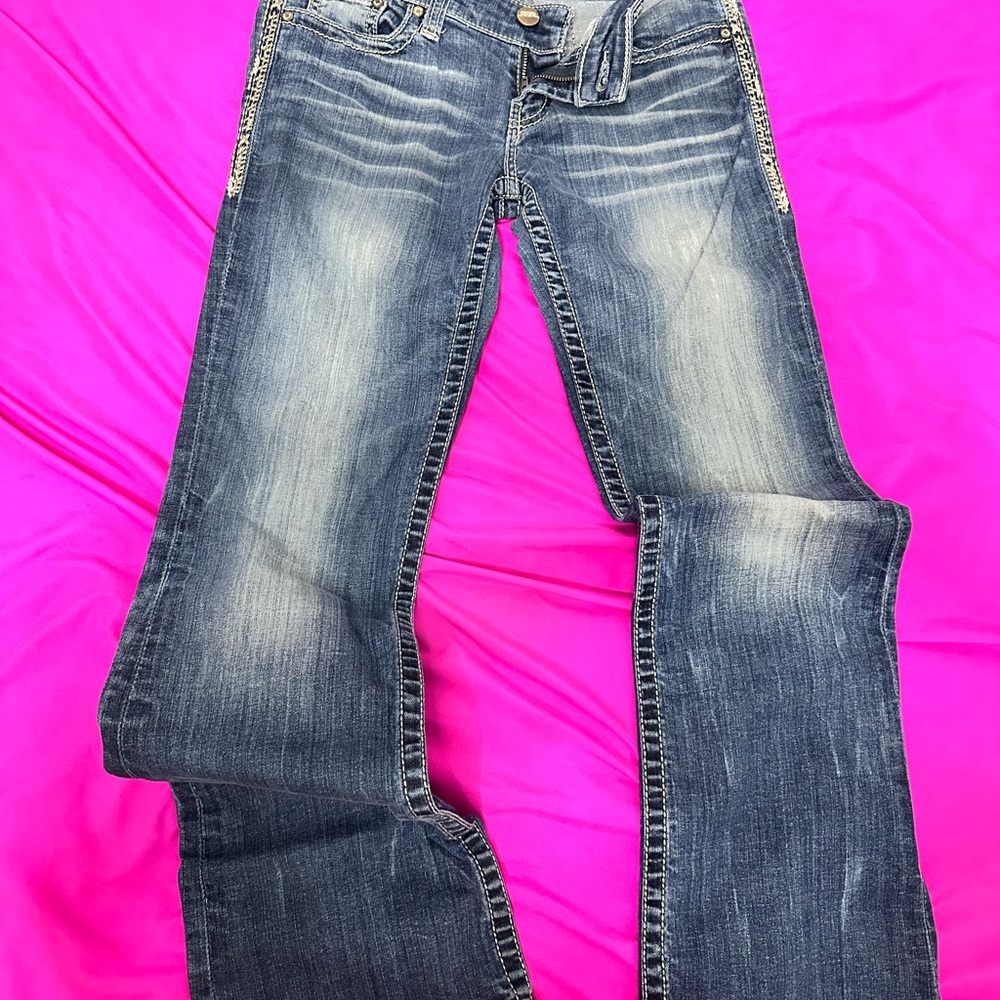 BKE Boot Cut Jeans in Classic Blue